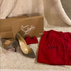 Christian Louboutin Suede Heels